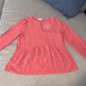 Babydoll Professional Blouse LOFT Size S